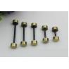 Buy cheap DIY bag accessories all kinds of size gunmetal color metal light gold dumbbell barbell rivet stud for bags from wholesalers