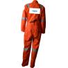 Buy cheap Orange Fr Reflective Lightweight Fr Coveralls For Oil Gas Industry 240gsm Fabric from wholesalers