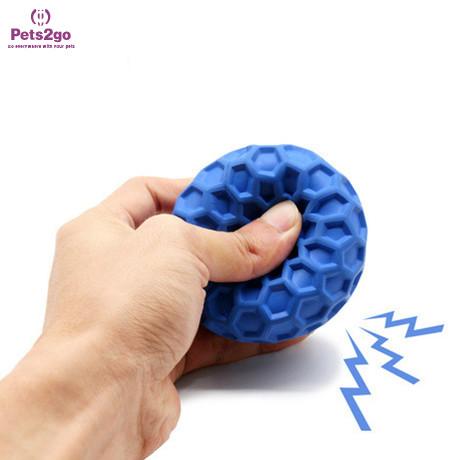 Buy cheap non toxic Interactive Rubber 86mm Dog Play Ball from wholesalers