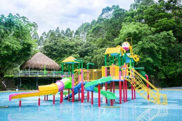 Buy cheap Kids Amusement Park Water Playground / Fiberglass Interactive Water House Toys from wholesalers