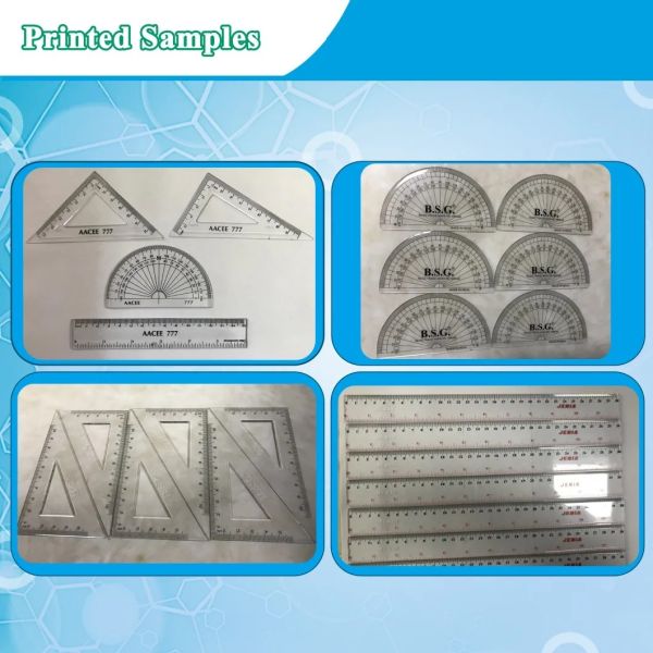 Automatic Plastic Ruler Screen Printing Machine with LED UV Curing System