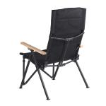 Metal 4-Position Adjustable Backrest Folding Chair for Camping Fishing Hiking