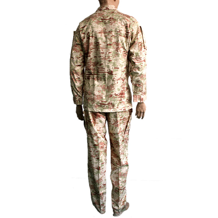 2 Pockets Tactical BDU Camo Uniform For Saudi Arabia Combat Outdoor Training