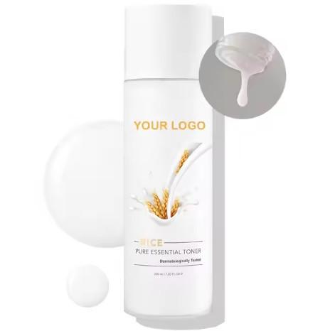 Hyaluronic Toner Rice Water Rose Moisture Tonic Oil Control Hydrating Facial