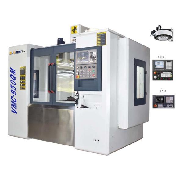 BT40 Spindle 3 Axis CNC Milling Machine Center 12-24 Pieces Tool Capacity For