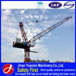 50m boom length QTD125 Yuanxin luffing jib tower crane price