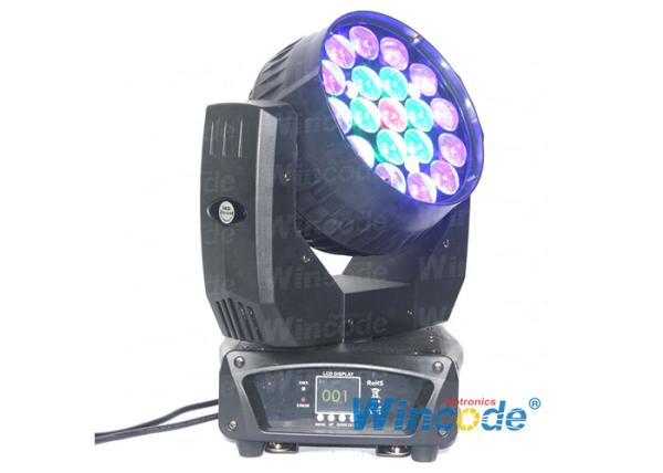 Buy cheap 19*12W RGBW Moving Head Led Stage Lights , LED Wash Moving Head Zoom 8 - 50 Degree from wholesalers