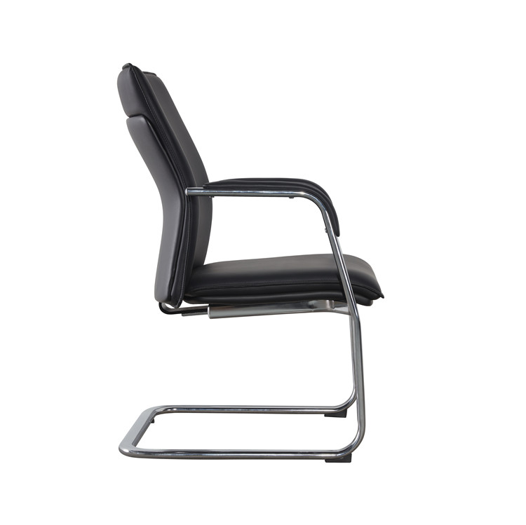 Executive Office Guest Chairs No Wheels Chrome SS ODM BIFMA