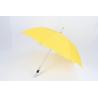 Buy cheap Auto Open Promotional Golf Umbrellas 27 Inch With Yellow Fabric Customized Designs Fiberglass Frame from wholesalers