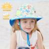 Buy cheap OEM ODM Summer Floral Beach Outdoor Bucket Hats With Neck Flap from wholesalers