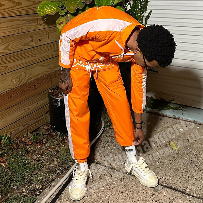 Fashionable Mens Oversized Tracksuit Two Piece Jogging Suit Digital Print