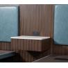 Buy cheap Hyatt Regency 5-star hotel Luxury design zebra wood veneer queen size bed of hotel bedroom furniture from wholesalers