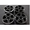 Buy cheap Black Shiny 9J 20 Inch Double Five Spoke Wheels Alloy Rims For Mercedes Benz from wholesalers