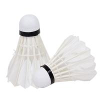 Buy cheap Durable Badminton Training Shuttlecock 2 Layer Eco Friendly Goose Feather product