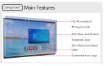 55 65 75 85 100'' Touch Display LCD Screen Smart Interactive Boards For Meeting
