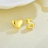 Buy cheap YASVITTI Personalized Initial Jewelry Golden Love Letter S Pendant 925 Sterling Silver Heart Initial Pendant For Women from wholesalers