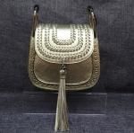Female head layer of leather 2016 new European and American fashion rivet