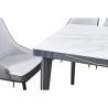 Buy cheap Metal Inlaid Light Luxury Rock Slate Top Dining Table from wholesalers