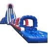 Buy cheap 0.55mm PVC Kids Heavy Duty Inflatable Water Slide Double Lane Slip And Slide from wholesalers