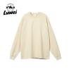 Buy cheap Wholesale Streetwear Embroidered Gym Sports Oversized Brown Hoody 100% Cotton Crewneck Sweatshirt Men's Hoodies from wholesalers