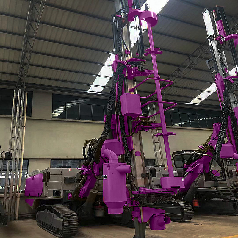 Top Hammer DTH Drill Rig Crawler Hydraulic Mining Borehole Drilling Machine