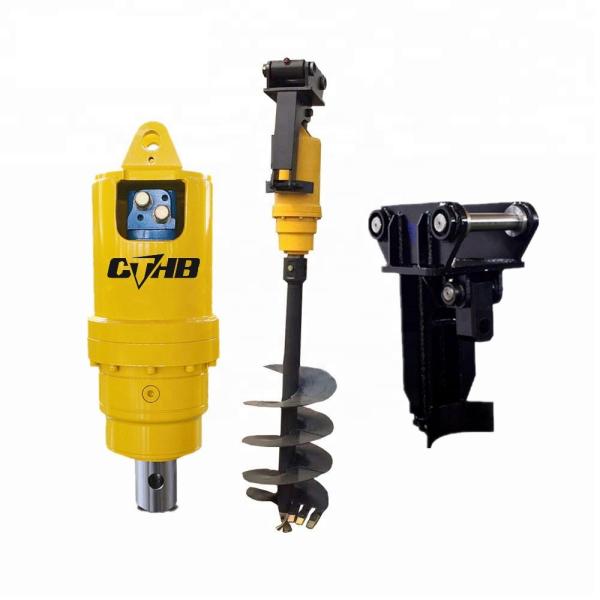Earth Drilling Tool Auger Yakai CTHB Hydraulic Earth Auger For Excavator Earth