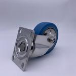 Soft Rubber Caster with 360 Degree Top Plate 3 Inch