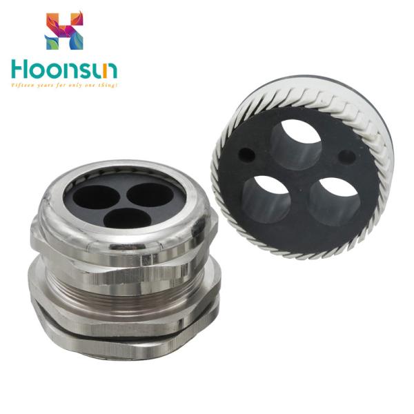Buy cheap Multiple Entry Silicone Waterproof Cable Gland M10 M63 Dustproof from wholesalers