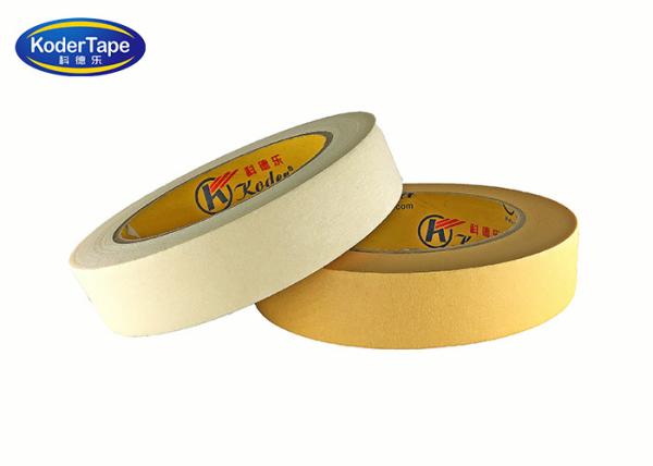Buy cheap 150mic Thickness Paper Masking Tape 80 Degree Temperature White Beige Color from wholesalers