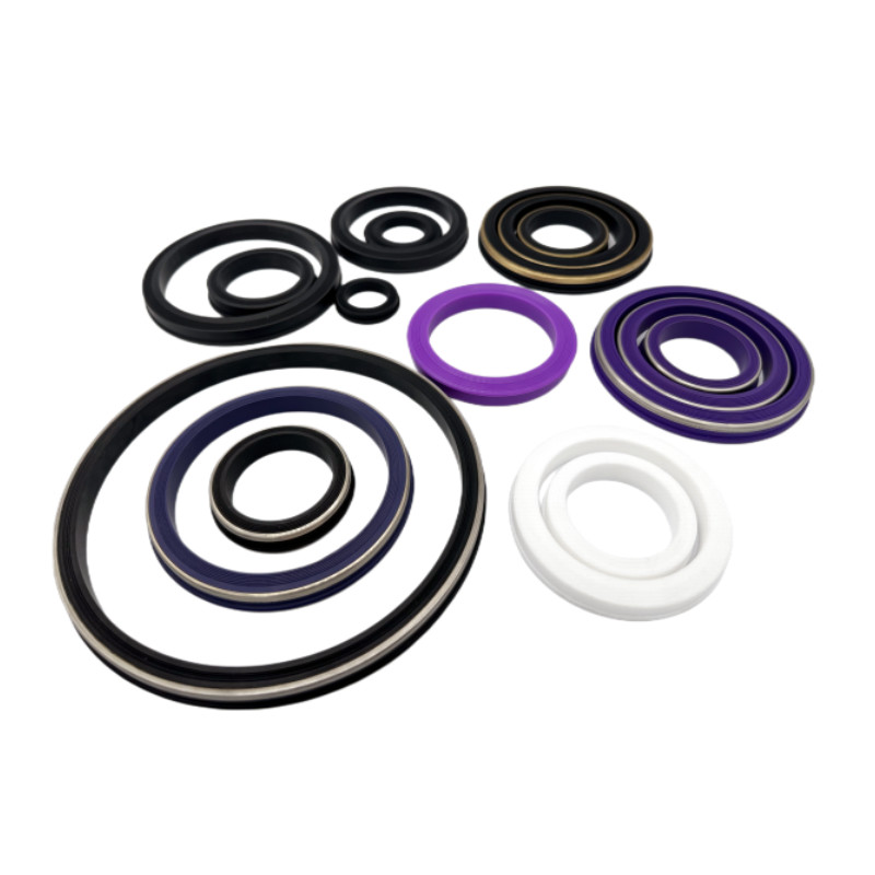 80 / 85 / 90 Duro Weco union Seals With Buna FKM HNBR With Brass Or Stainless Steel Backups for Sour Gas Service