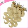 Buy cheap Newest Hair Style 613# Human Hair Free Brazilian Weave Bundles Body Wave Blonde Human Hair from wholesalers