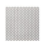 Round 2mm Hole Structured Facade Stainless Steel Punch Plate For Modern
