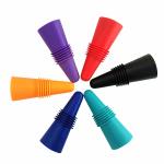 Reusable Wine Bottle Silicone Stoppers Beverage Bottle Stoppers With Grip Top To