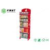 Buy cheap Customized Corrugated B Flute Foldable Floor Carton Cardboard Display Stand For Snacks from wholesalers