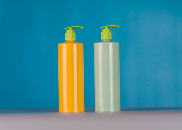 Buy cheap Plastic 500 Ml Shampoo Bottle With Lotion Pump Pink Light Green from wholesalers