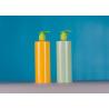 Buy cheap 550ML Yellow Shampoo Conditioner, Body Wash Refillable Shower Bottles with Pumps from wholesalers
