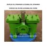 Buy cheap 2-1/2" LUBE OIL PUMP SUCTION DUPLEX OIL STRAINER MODEL AS65-0.75/0.26 CB/T425-94 from wholesalers