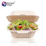 Food grade eco friendly disposable biodegradable 550ml cornstarch plastic