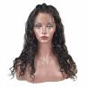 Buy cheap Human Hair Wigs Lace Front Wigs Brazilian Hair Water Wave with Baby Hair 130% Density Natural Color from wholesalers