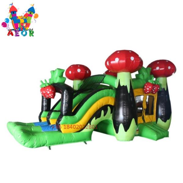 Buy cheap Commercial Inflatable Bouncer Slider Combo Adult Cartoon Princess Bounce House Mushroom Jumping Castle from wholesalers