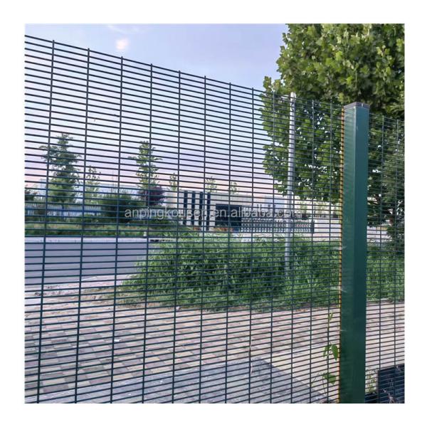 Metal Garden Fence Galvanized and Powder Coated 358 Security Fence Waterproof