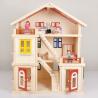 Buy cheap Kids DIY 55.5cm Garage Mini Dollhouse Furniture Wooden Miniature Dollhouse from wholesalers