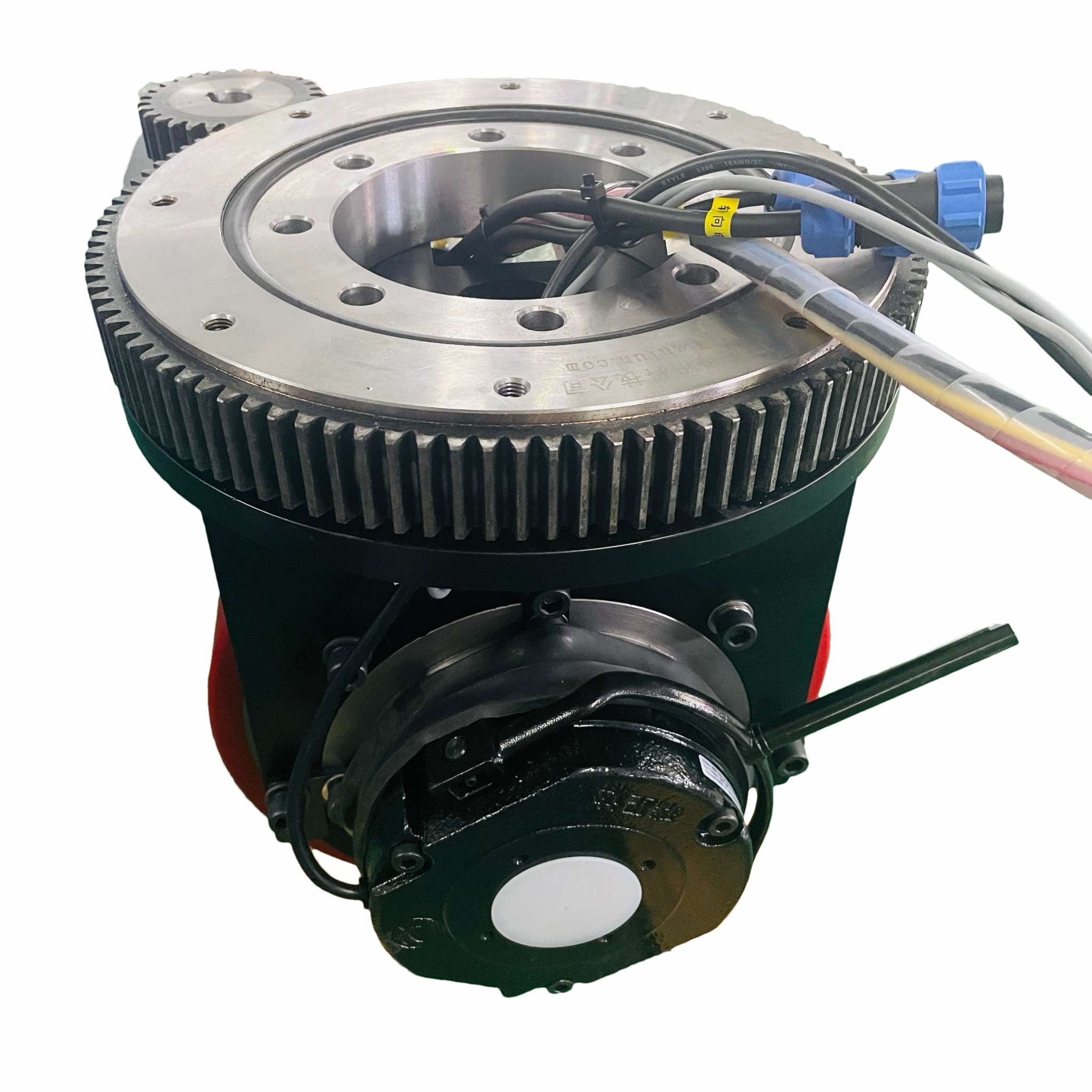 Excited Motor Horizontal AGV Steerable Drive Wheel Assembly 3000RPM