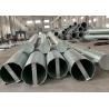 Buy cheap Q355 Hot Dip Galvanized Steel Pole 18.2M Dodecagonal Thickness 8mm from wholesalers
