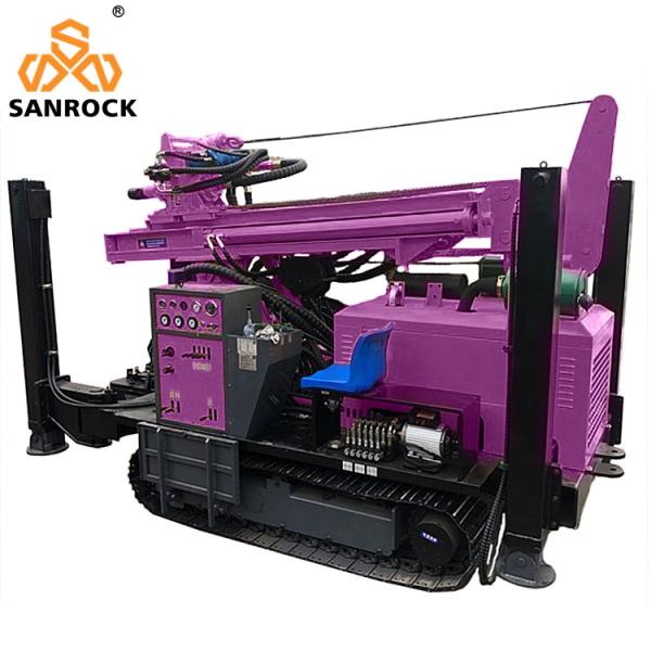Buy cheap Diesel Water Well Drilling Rig Hydraulic Crawler Water Well Drilling Equipment from wholesalers