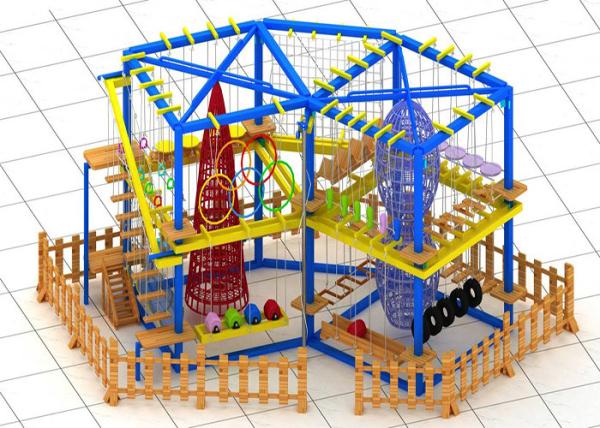 Buy cheap Playground Adventure Indoor Ropes Course For Children And Adults from wholesalers