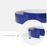 Buy cheap Easy Bending 50 Meters Blue Flat Coil Aluminum Trim Cap For Channel Letter from wholesalers