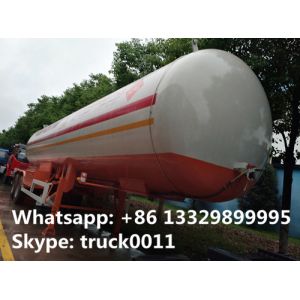 Buy cheap hot sale ASME standard LPG gas propane tank trailer, best price new brand 56cbm 3 Axle LPG tank trailer for sale from wholesalers