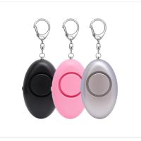Buy cheap Egg Self Defence Keychain 110mA 130DB LED Personal Safety Alarm For Women product