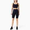 Buy cheap High Waist 210 gsm Ribbed Yoga Activewear Sets Workout Shorts Gym Fitness Set from wholesalers